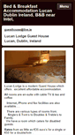 Mobile Screenshot of lucanlodge.ie